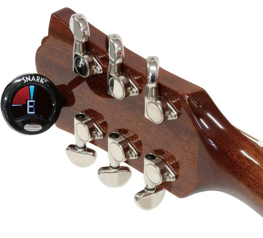 Snark Rechargeable Chromatic, USB SN5X Clip-On Tuner for Guitar, Bass & Violin