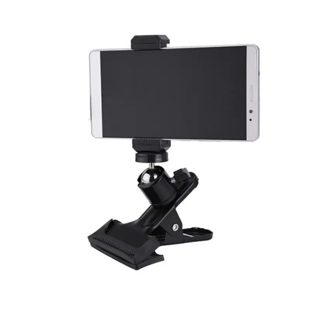 Premium Aluminum Alloy Guitar Phone Holder – Universal Adjustable Stand for Musicians & Music Lovers -6 Free Guitar Picks Included-