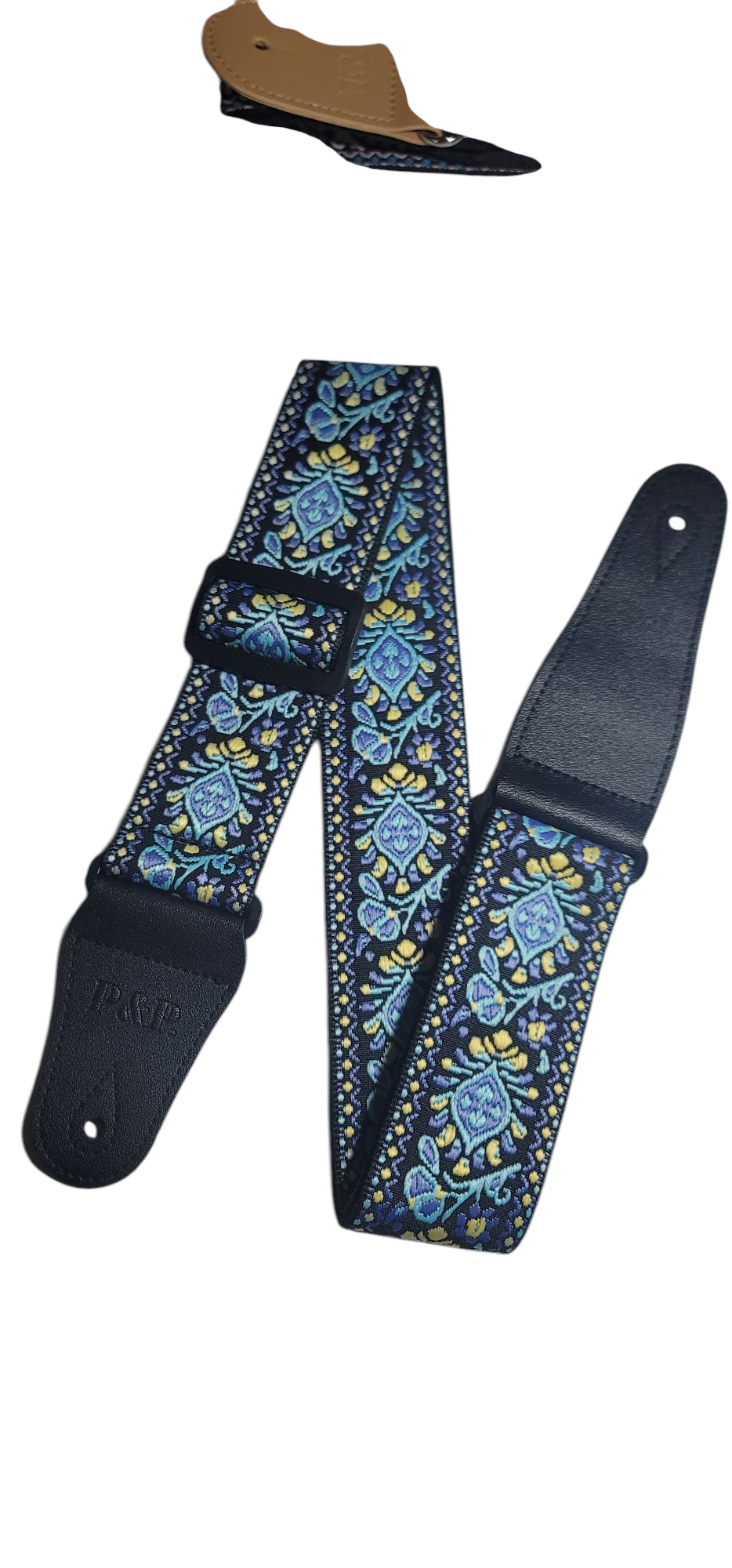 Vintage Jacquard Guitar Straps – Retro Vibes & Rock-Solid Comfort | Kozmik Grooves