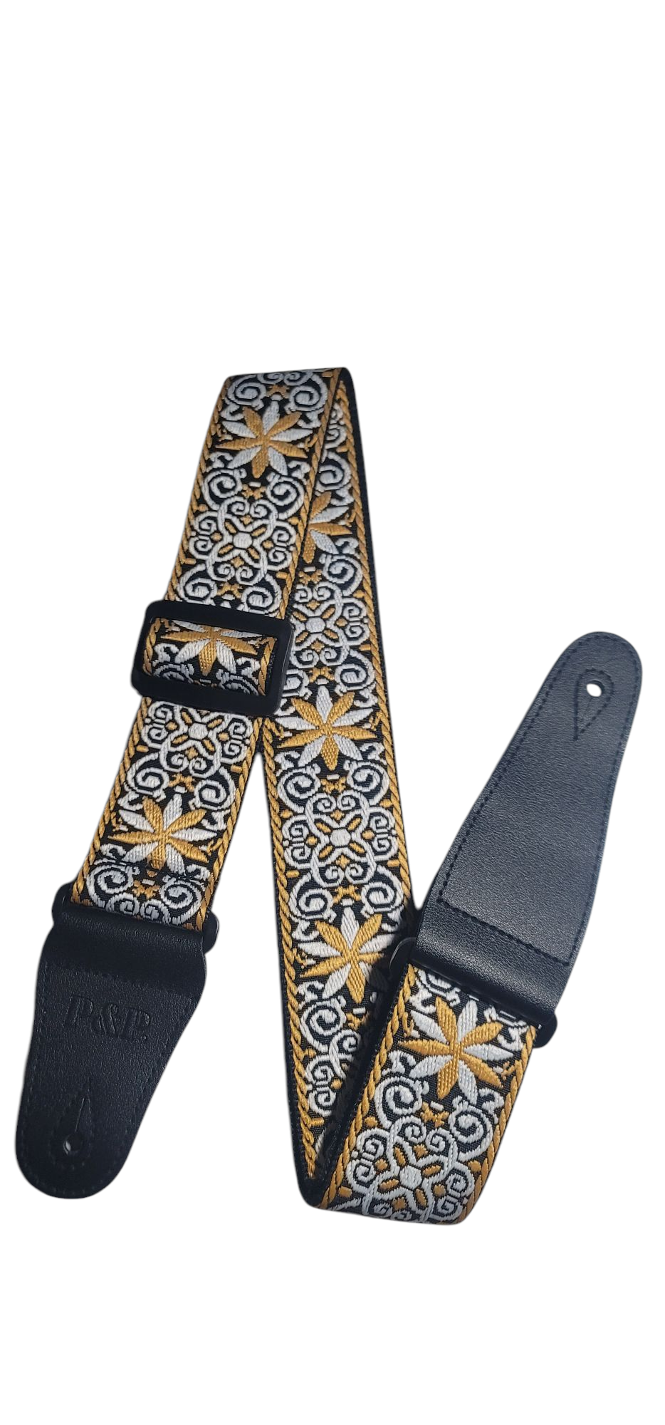 Vintage Jacquard Guitar Straps – Retro Vibes & Rock-Solid Comfort | Kozmik Grooves