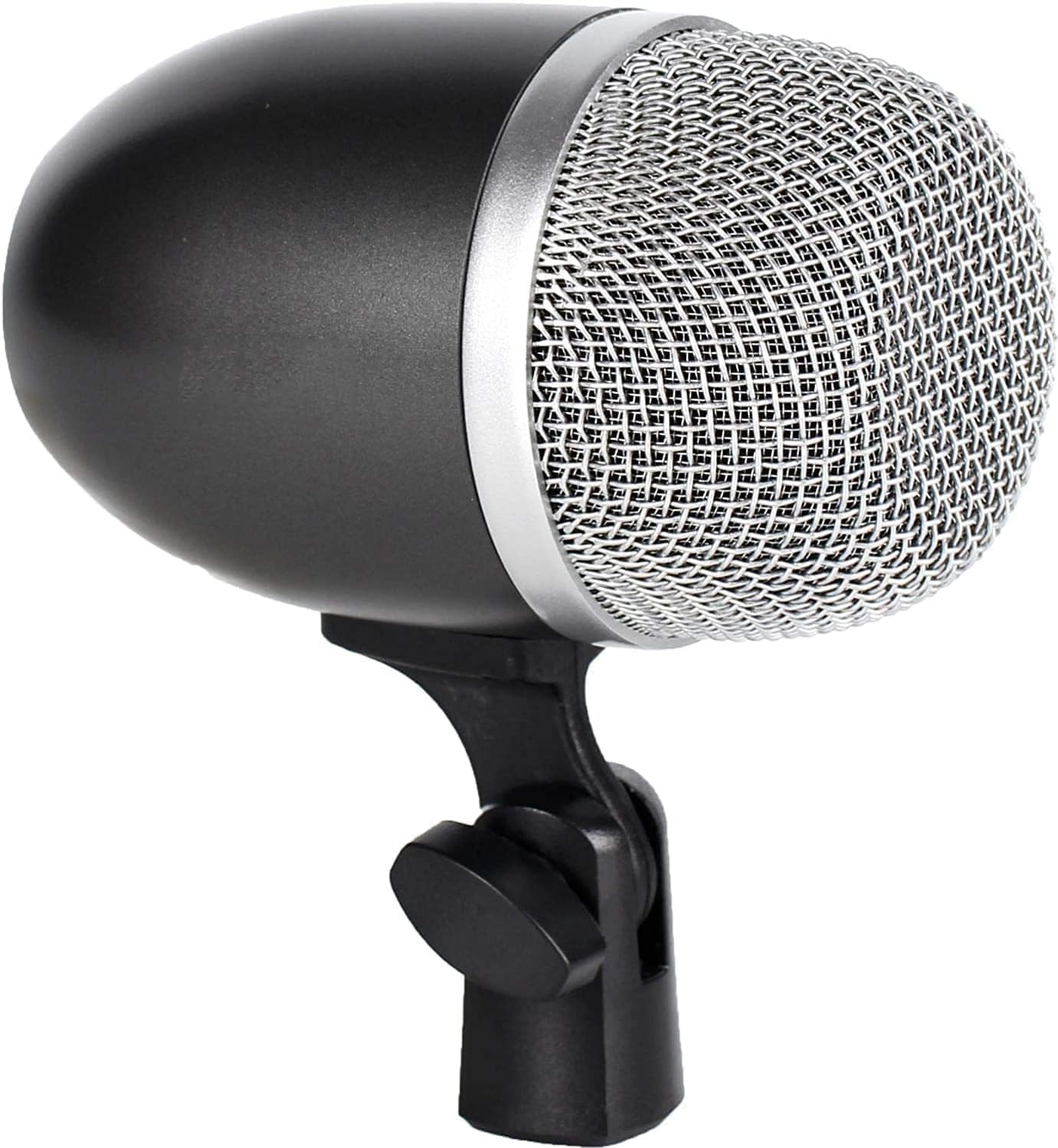 Bass Drum Microphone – Dynamic Kick Drum Mic with Adjustable Swivel, Steel Mesh Grille & Durable Dynamic Instrument Mic for Tom & Bass Drums