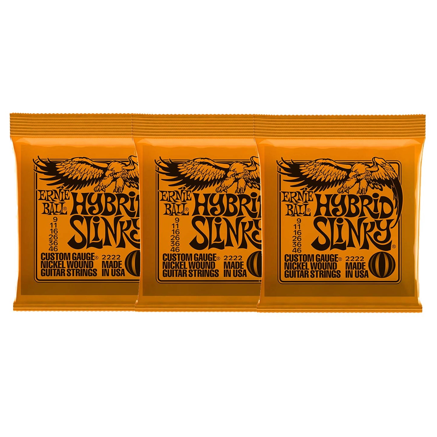 Ernie Ball Hybrid Slinky Guitar Strings 9-46 | Electric Guitar Strings