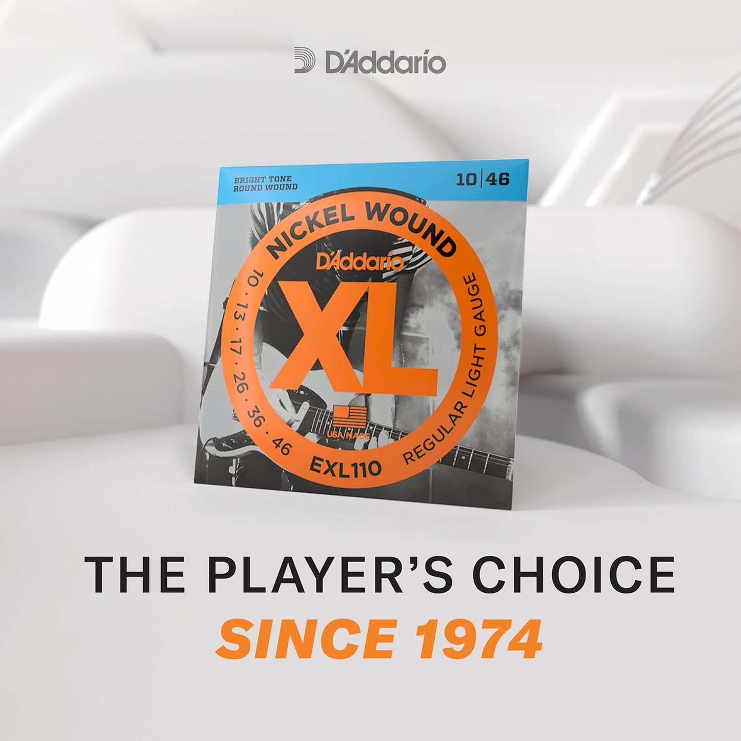 D’Addario EXL110 Electric Guitar Strings 10-46 Light Gauge