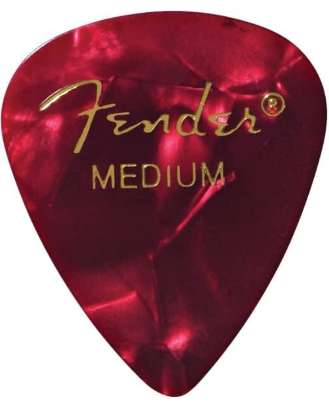 Fender Premium Celluloid Guitar Picks, Guitar Accessories, 351 Shape, Ocean Turquoise, Red Moto, Black Moto, Guitar Picks Medium, Pack of 12