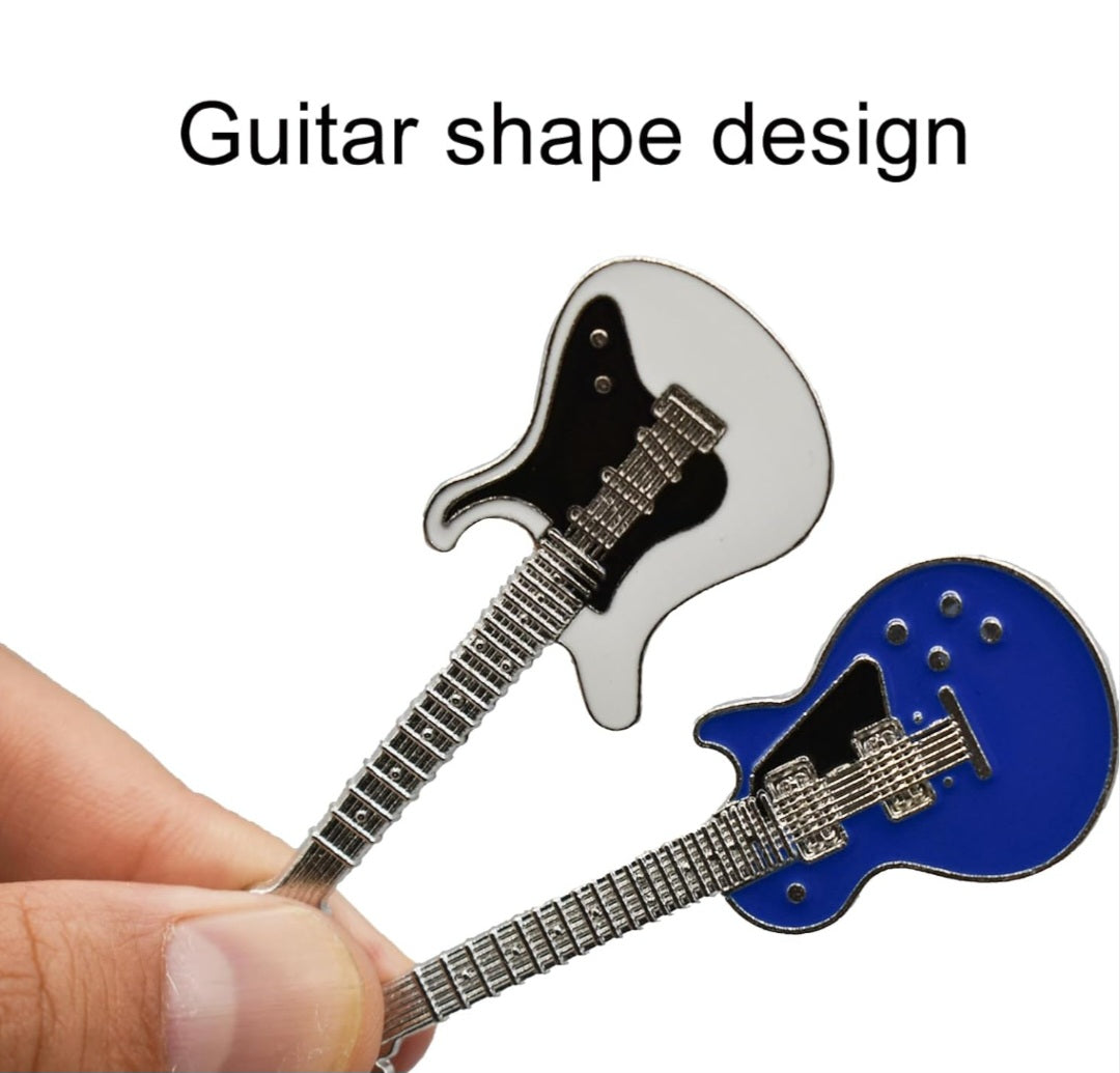 Guitar Keychain Cute Bass Key Ring Electric Guitar Key Holder for Musical Instruments Hanging Pendant Music Lover