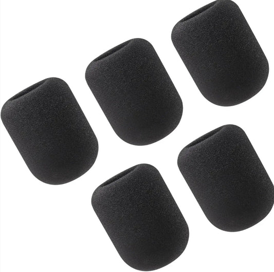 Phenyx Pro Foam Mic Cover, Thick Handheld Microphone Windscreen, Reusable Microphone Pop Filter